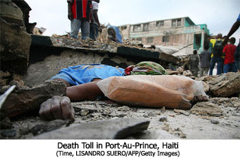 Death Toll in Port-Au-Prince, Haiti