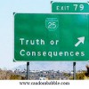 Truth Road Sign