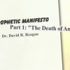 Reagan’s Prophetic Manifesto, Part 1