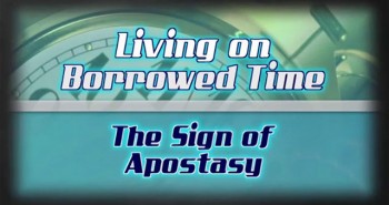 Ron Rhodes on the Sign of Apostasy