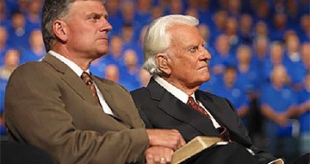 Franklin Graham and his father