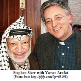 Stephen Sizer with Yasser Arafat