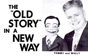 Wallace Jones with Tommy the Dummy