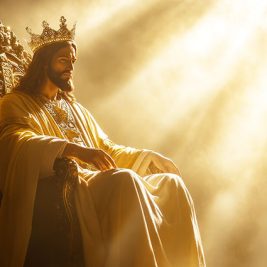 Jesus on Throne