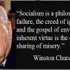 Churchill Quote on Socialism