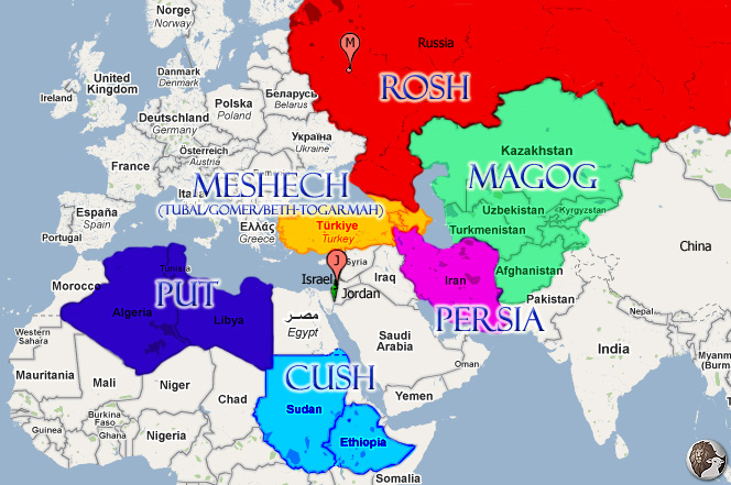 Gog Magog Map