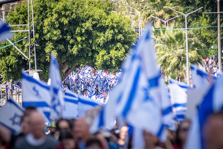 Israel Flag Protests