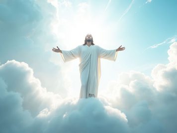 Jesus in the Clouds at the Rapture 1