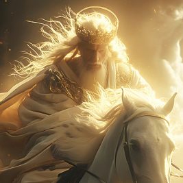 Jesus Riding White Horse