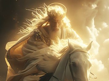 Jesus Riding White Horse