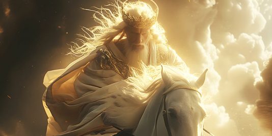 Jesus Riding White Horse